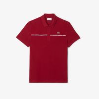 lacoste polo l1212 de corte regular con ribete de logotipo ph9863-00-476