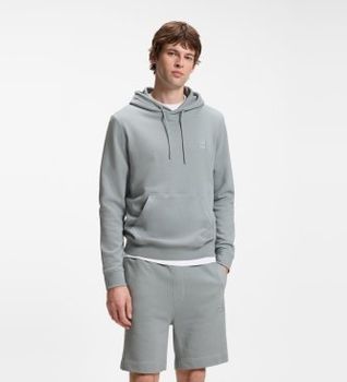 BOSS para hombre. 50509314 Sudadera Wetalk gris claro (L), Casual, Algodón