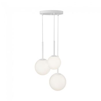 Lámpara colgante basic form opal (3 luces)
