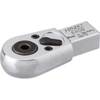 hazet 6408 cabeza de carraca para puntas de destornillador r cuadrado insertable 9 x 12 mm r hexagono hueco 14 pulgadas 63 mm r 465 mm