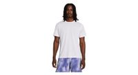 camiseta de manga corta under armour launch blanco  hombre