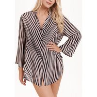 lisca pareos camisa de verano okinawa manga tres cuartos para mujer