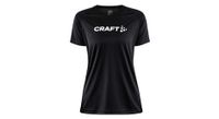 maillot de manga corta para mujer craft essence logo core unify negro