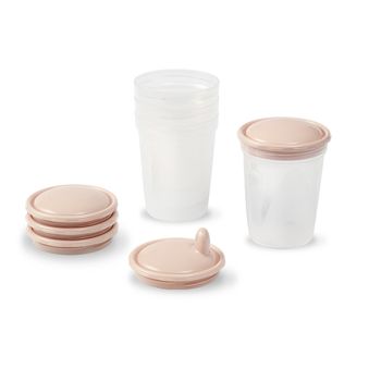Babyono Recipientes para la leche y alimentos 200ml pack 4 unid.