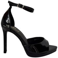 shoes zapatos de tacon sandalia total taconazo charol para mujer