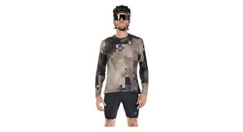 Maillot fox flexair ascent pulse beige de manga larga