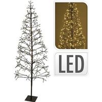arbol de navidad ambiance 160 luces led 120 cm