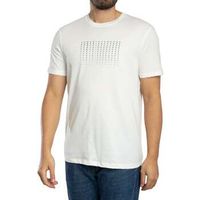 armani exchange camiseta camiseta grafica slim brand repeat para hombre