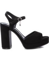 de xti sandalia ante tacon 8 cm negro