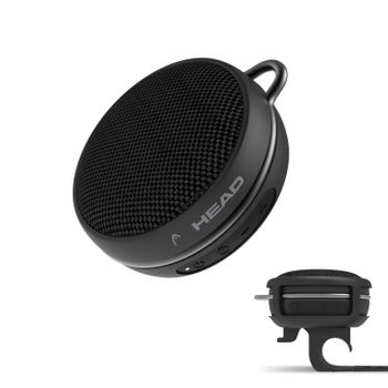 Head Altavoz Inalámbrico Portátil con Soporte para Bicicleta Aut. 9 H, Llamadas, TWS, IPX7 Negro