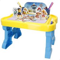 liscinai la patrulla canina - mesa infantil con pizarra y accesorios