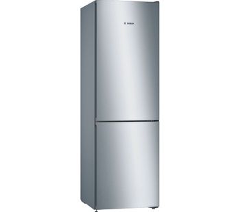 BOSCH Serie 4 KGN36VLEAG 60/40 Fridge Freezer - Silver, Silver