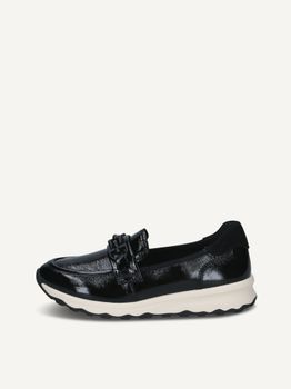 CAPRICE Slipper, black, made of Leather, Size 42