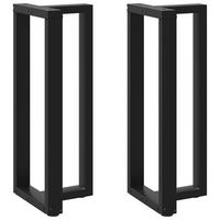 patas para mesa de bar en forma de t 2 unidades color negro 50 x 35 x 100-101 cm acero vidaxl