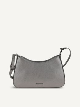 CAPRICE Handbag, metallic, made of Leather and textile, Size 1