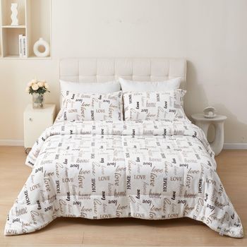 Edredón Nórdico Con Borreguito, Poliéster, Home, 90-105 1 Funda