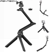 pgytech-tripode de 3 vias caplock mantispod z empunadura de mano para gopro hero 12 11 insta360 dji osmo action 43 pocket 3telefono inteligente