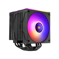 ventilador con disipador de cpu mars gaming mcpux26 tdp 350w doble torre pwm argb negro