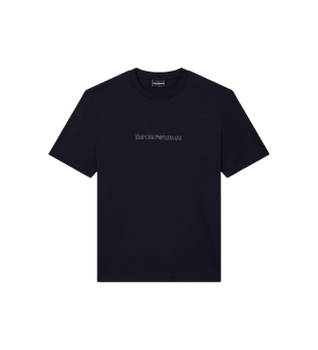 Emporio Armani para hombre. EM004583_AF13669 Camiseta Pima marino (XL), Casual, Algodón, Manga corta