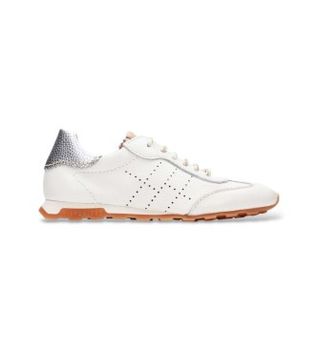 Hispanitas para mujer. HV264502 Zapatillas Zinnia blanco roto (39), Piel, Plano, Cordones, Casual