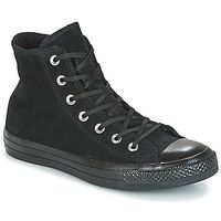 converse zapatillas altas chuck taylor all star mono plush suede hi blackblackblack para mujer