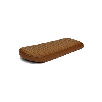 Asiento completo universal para moto Scrambler marrón