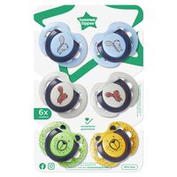 tommee tippee fun style 0-6 months soothers