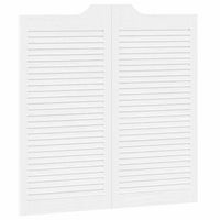 puertas batientes blanco 100 x 50 cm madera de pino maciza vidaxl