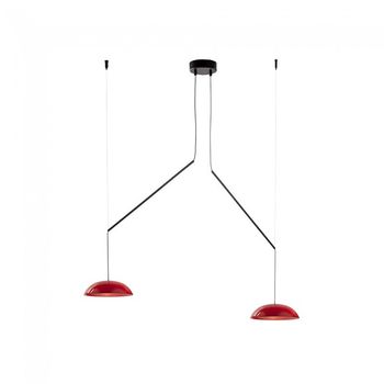 Lámpara colgante led absidiola plato móvil (2x3.5w)