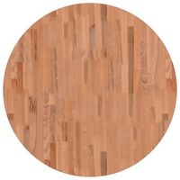 tablero de mesa  tablero escritorio redondo de madera maciza de haya o90x25 cm