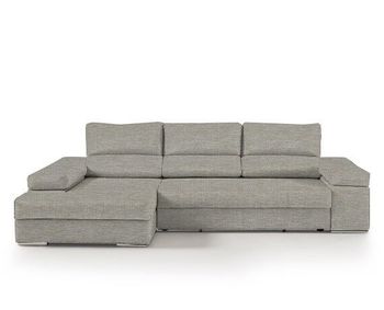Chaise longue l bari xl izquierda 4 plazas beige
