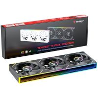 tempest fan tx 120mm argb pwm pack 3 interconectable negro