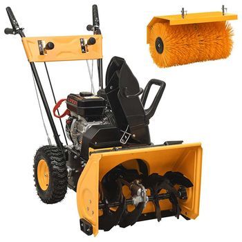 Quitanieves Y Barredora De Gasolina 2 En 1 6,5 Hp Vidaxl