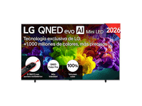 tv qned mini led 115 - lg 115qned93b6 uhd 4k procesador inteligente r8 ai processor 4k gen3 smart tv dvb-t2 h265 negro