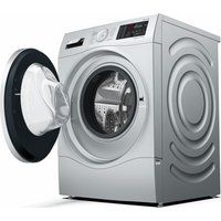 serie 6 wdu28568gb 10 kg washer dryer - silver silver