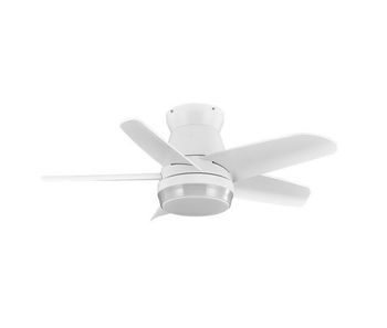 Ventilador de techo metal color blanco serie neutron 91cm