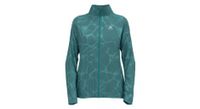 chaqueta de running para mujer odlo zeroweight print azul