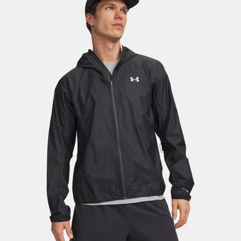 Under Armour Explor Trail Run Rain  Chaqueta para correr Hombres-antracita, verde claro