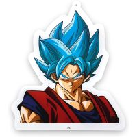 teknofun dragon ball figura goku saiyan blue neon