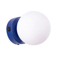 aplique de pared ultramar acerovidrio alt 12 cm