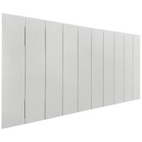 cabecero de madera reciclada dm estilo palet vertical 110x46cm camas 105 - blanco solido
