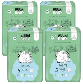 Moomin Baby Braga Pañales Talla 5 (10-15kg) 4x38 uds
