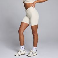 pantalones cortos con parte delantera fruncida tempo para mujer de mp - arena del desierto - l