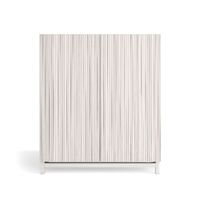 zapatero melamina blanco puertas impresion vallado blanco 112x90x27cm