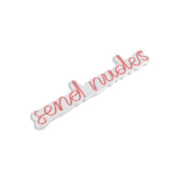 Iluminación Led Decorativa De Plástico Send Nudes Rosa 60x13x2 Cm