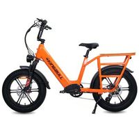 bicicleta electrica kingbull voyager 20 48v15ah 100km color naranja