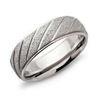 anillo acero inoxidable diamante 7mm