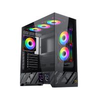 caja torre xigmatek alphard pro cristal templado argb lcd atx micro atx eatx