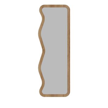Espejo de pie de madera 50x160 cm - madera clara