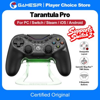 GameSir Tarantula Pro Gamepads PC para Nintendo Switch 2 Switch iOS Android controlador TMR Joystick NFC 9 botón mapeable